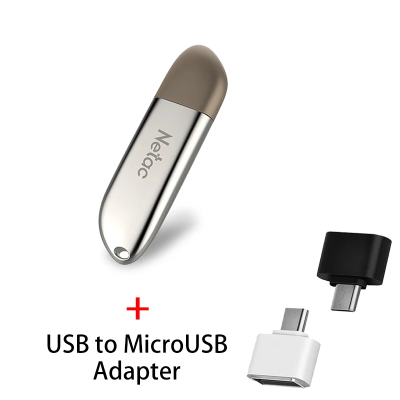 U352 A Netac USB флеш-накопитель 32, 64, 128, 16 ГБ, металлическая Флешка 128 ГБ, 64 ГБ, 32 ГБ, 16 ГБ, флеш-накопитель 3,0, USB флешка, диск на ключ, память для телефона - Цвет: U352 A