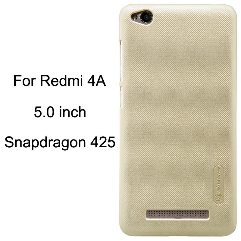 1xScreen пленка+ Nillkin жесткая Защитная крышка чехол для Xiaomi Redmi Примечание 4X Redmi 3 Pro 3s 4A Матированный защитный корпус Note4X 2