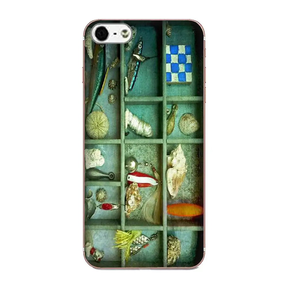Fishing Tackle Box Lures Soft Phone Case Skin Cover For Xiaomi Redmi Mi Note 7 8 9 SE Pro Lite Go Play | Мобильные телефоны и