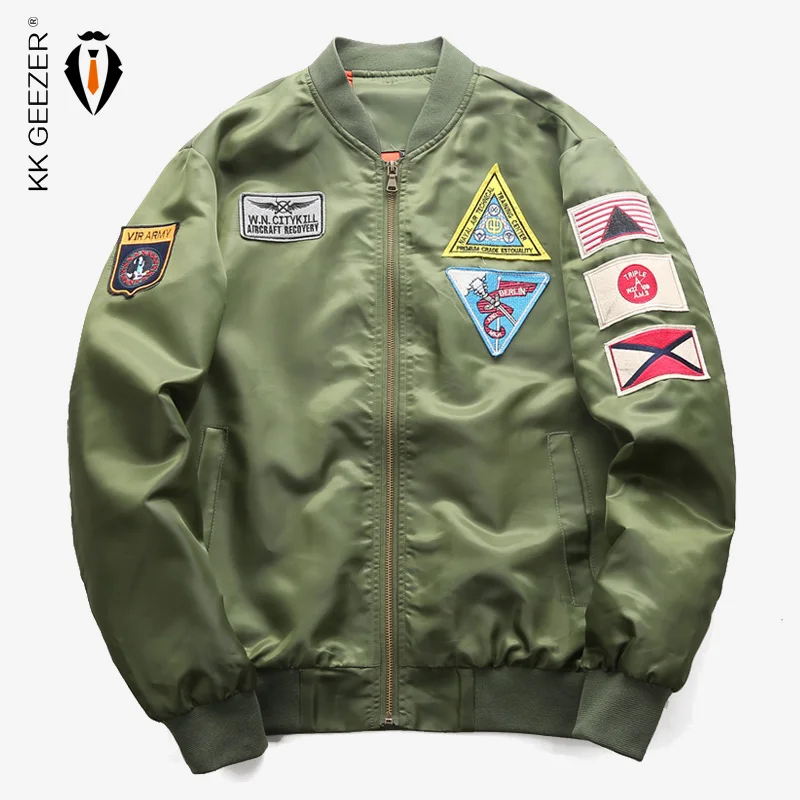2018 полет ветровка 5XL 6XL Бейсбол пальто мужские Air Force куртка-бомбер военный летчик