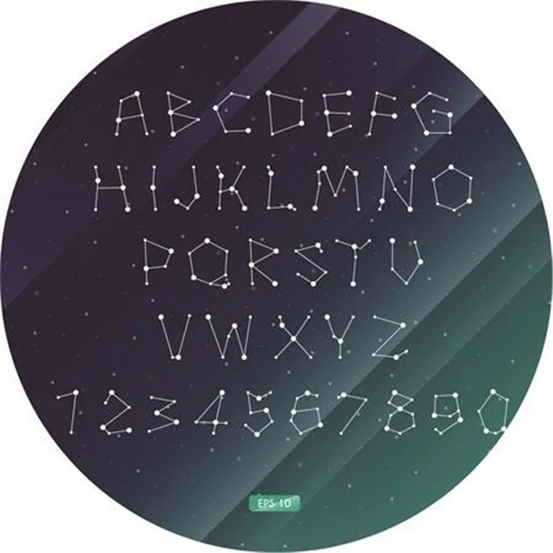 Style 9 Круглый ковер Созвездие Astrolabe печатные мягкие ковры для гостиной Противоскользящий ковер стул напольный коврик для домашнего декора детская комната - Цвет: Style 9