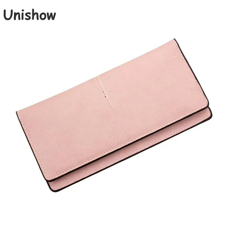 Женский тонкий кошелек Unishow Модный повседневный фирменный бумажник из