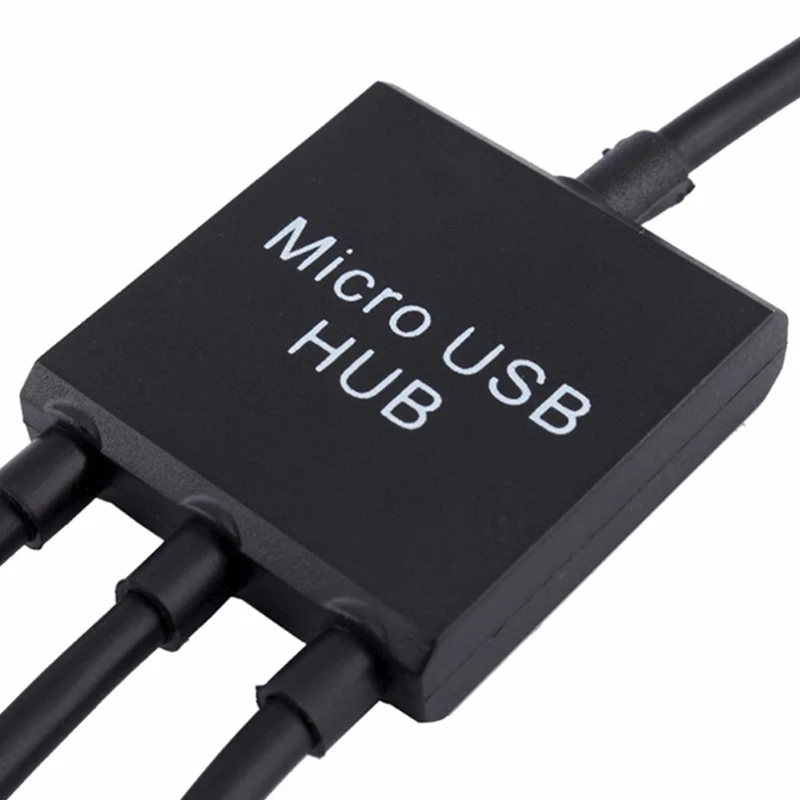 3 в 1 многофункциональный двойной Micro USB хост OTG хаб адаптер кабель папа Мама 2 0