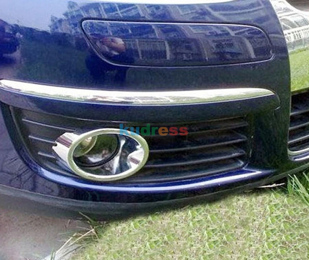 Для Volkswagen VW Jetta MK5 2005 2006 2007 2008 2009 2010 ABS Хромированная передняя противотуманная фара крышка планки автомобильные аксессуары