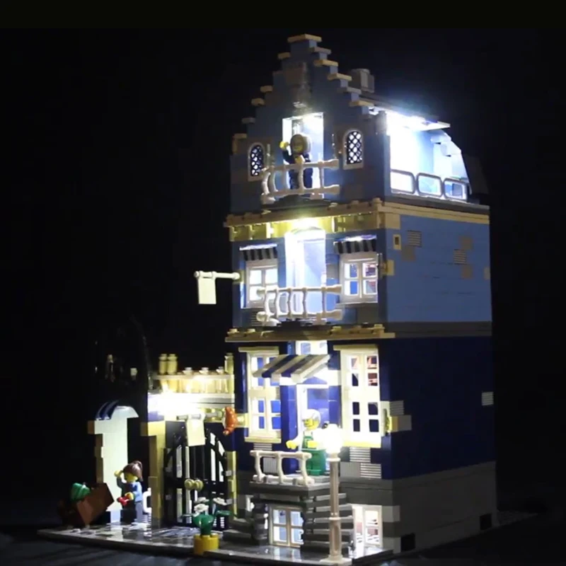 Светодиодный светильник для конструктора Lego 10190 совместимый с 15007 маркетом