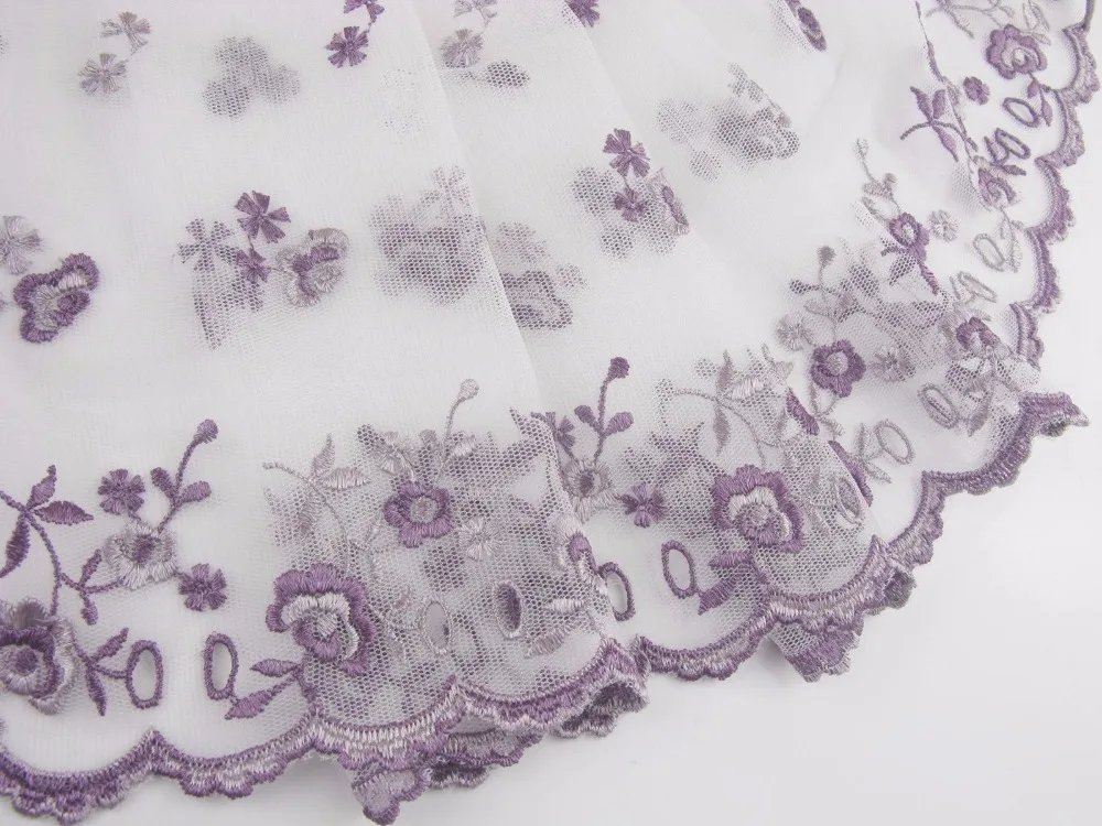 Wholesale lot 8.5&quot*1yard Delicate Embroidered flower tulle Lace Trim DIY 546 | Дом и сад