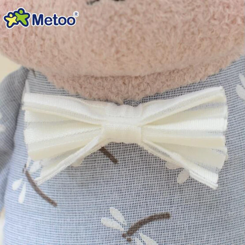 Кукла Metoo, плюшевые игрушки для девочек, милый кролик, медведь, мягкие Мультяшные мягкие животные для детей, подарок на Рождество, день рождения