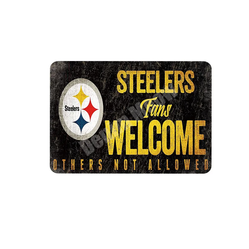 N271 Alabama плакат Steelers все что мне нужно это футбол и моя собака металлические знаки