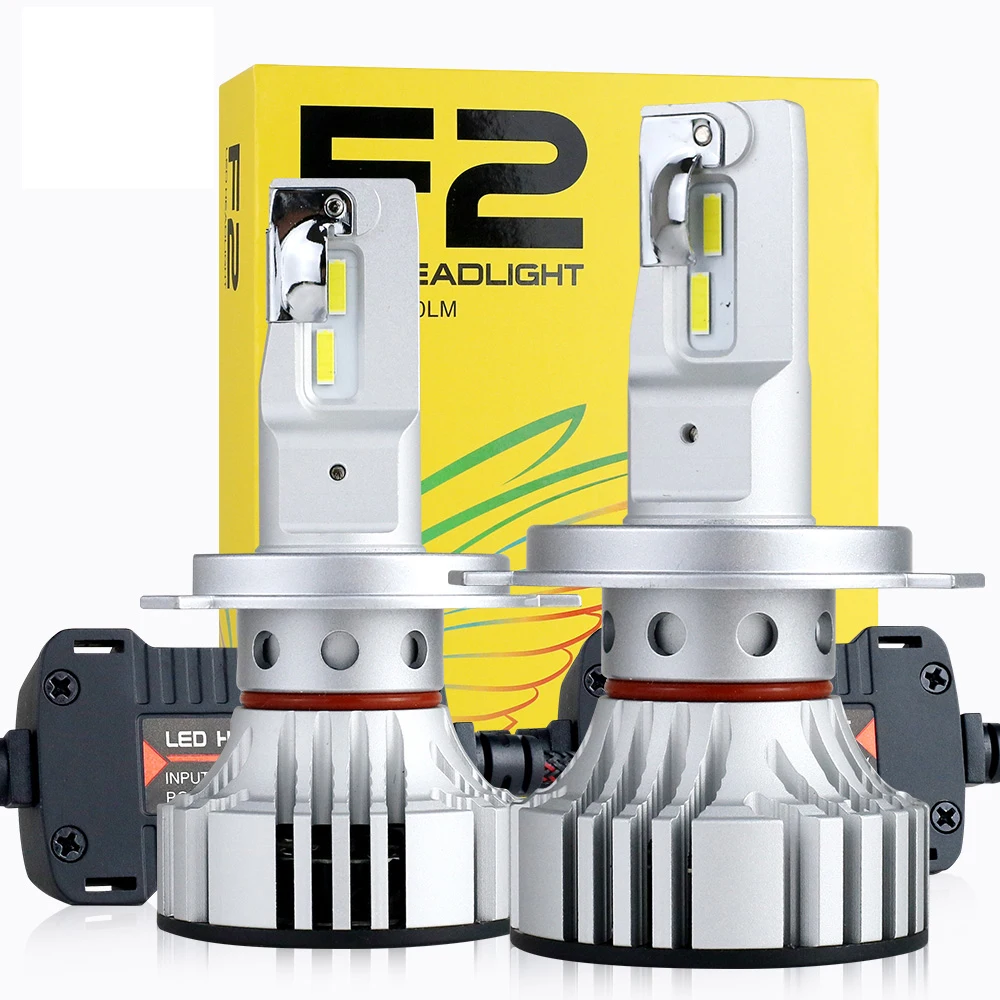 

1 Set H4 F2 Car LED Headlight HB2 9003 H7 H8 H9 H11 9005 9006 HB3/4 9012 72W 12000LM CSP Chips Turbo Fan 6000K Front Lamps Bulbs