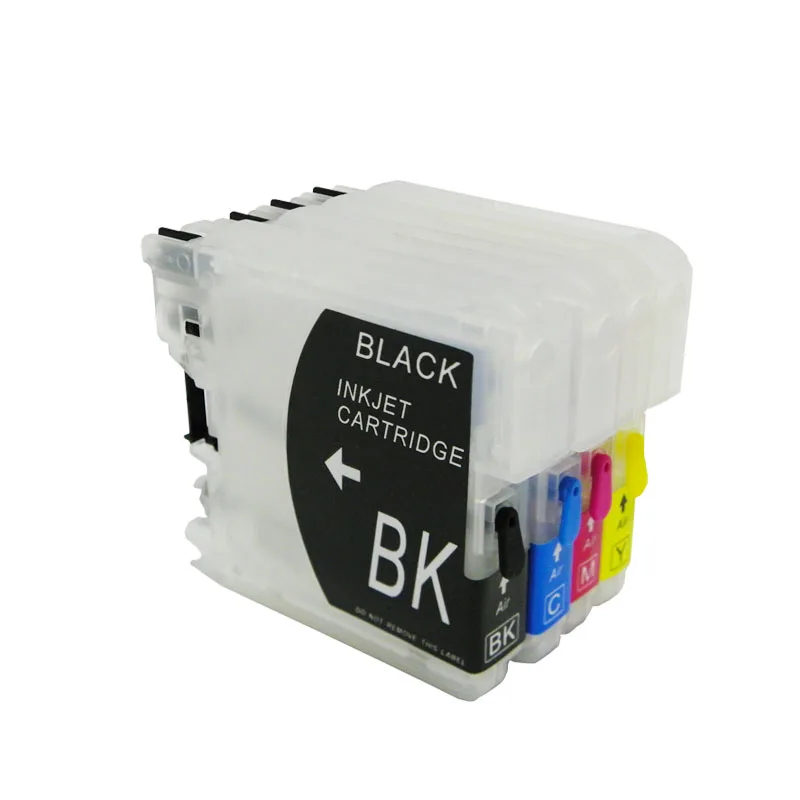 LC11 LC16 LC38 LC61 LC65 LC67 LC980 LC1100 empt Заправляемый картридж для Brother DCP- J140W DCP-145C DCP-165C DCP-185C |
