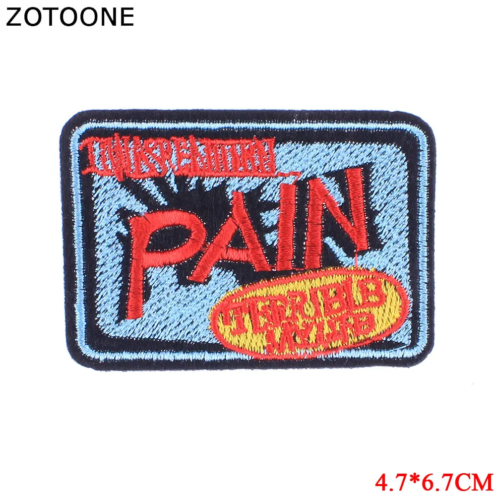Аппликация ZOTOONE сделай сам вышивка цветочные нашивки для одежды
