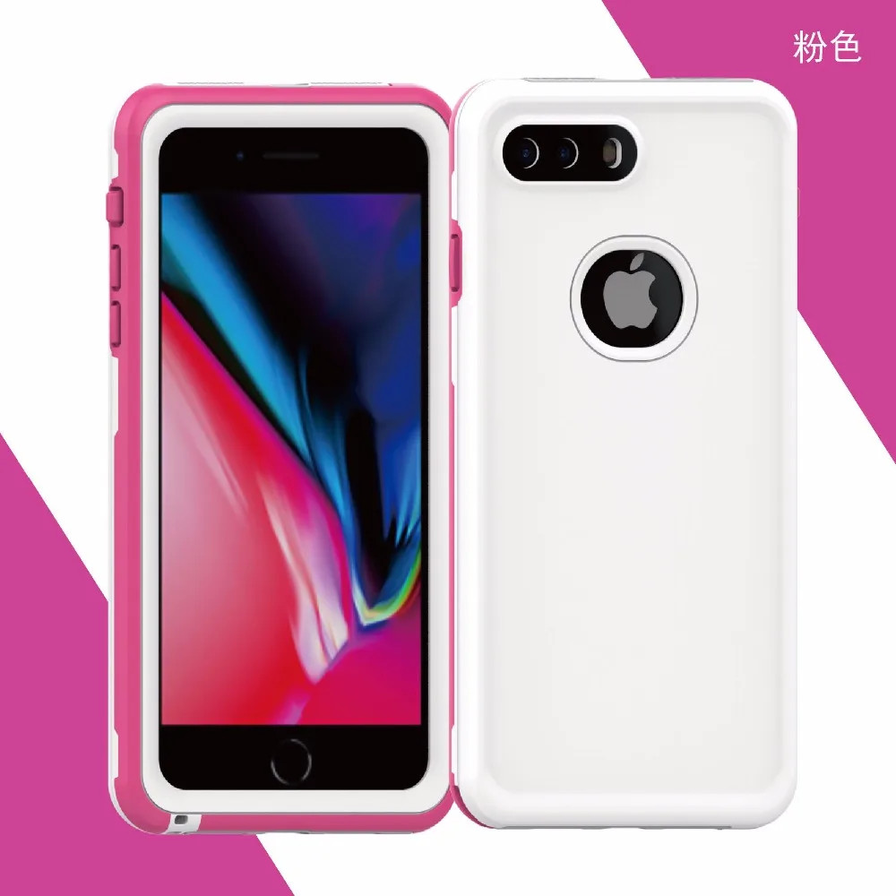 Latest Waterproof Phone Case For iphone X 7 8 PLUS IP68 Shockproof Cover caque |