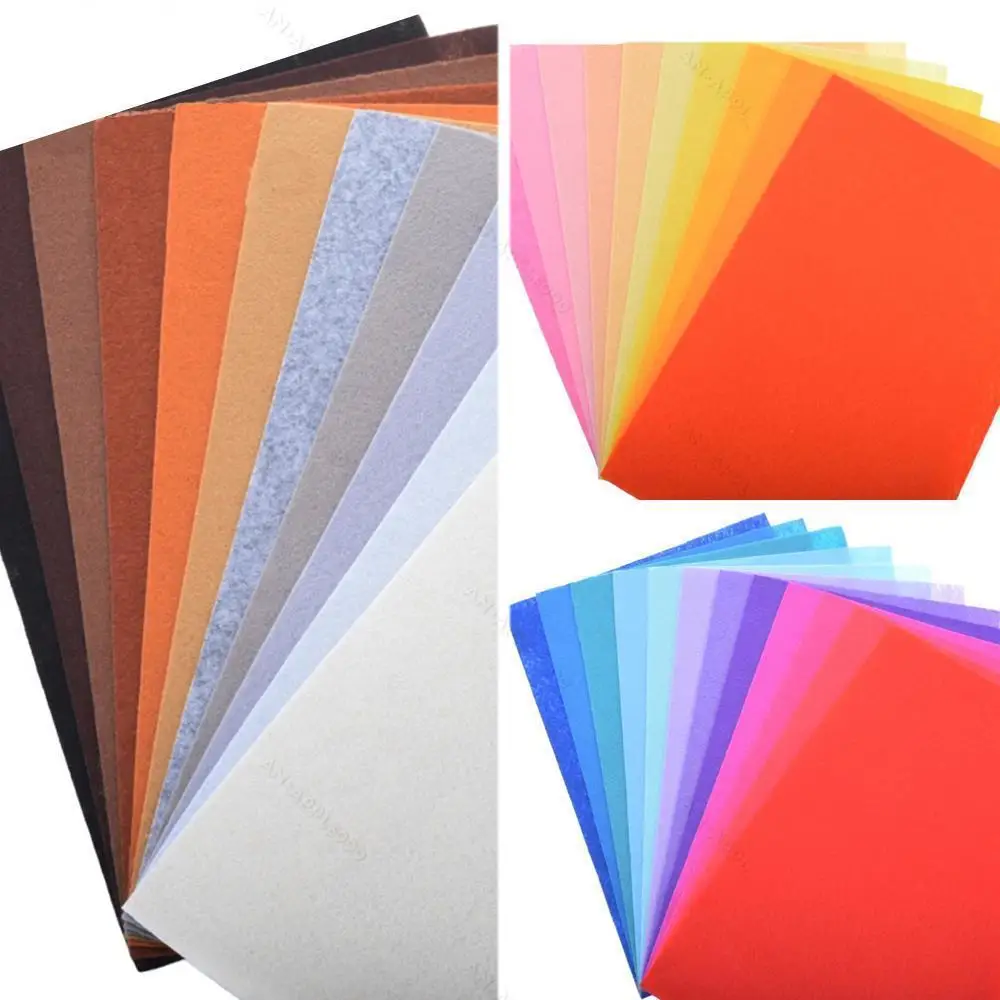 40 цветов войлочные листы сделай сам принадлежности для рукоделия полиэфирная