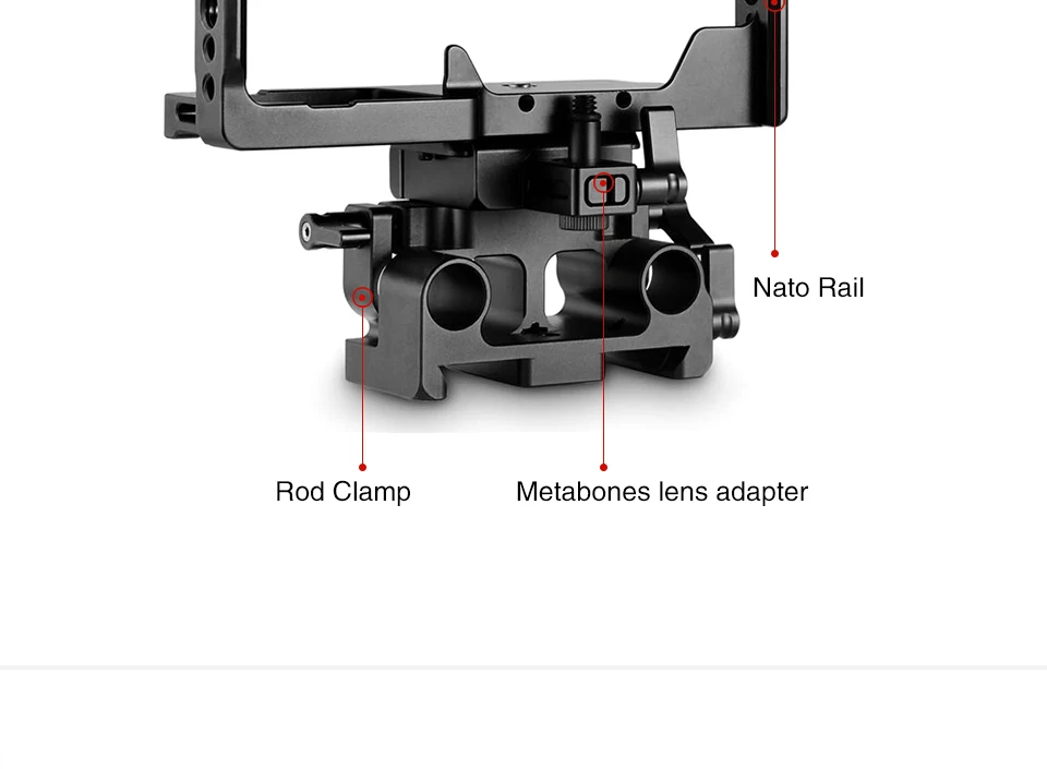 SmallRig gh5 клетка комплект для Panasonic Lumix GH5/GH5S стабилизатор с 15 мм опорная пластина системы Топ Ручка 2051