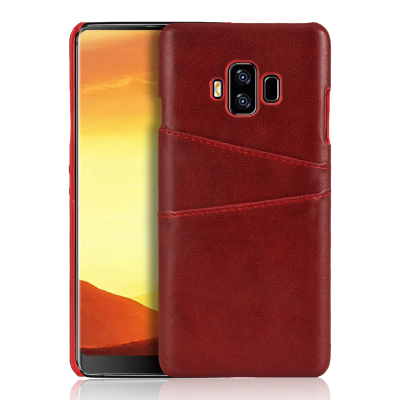 Чехол из искусственной кожи чехол со слотом для карт для Vkworld S8 чехол кожаная задняя крышка для Vkworld S8 чехол для Vkworld S8 деловой чехол - Цвет: RED