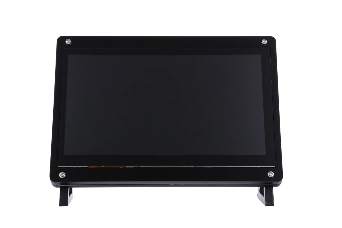 With Case Горячие Новые 7 дюймов USB HDMI ЖК-дисплей Дисплей 1024x600 емкостный Сенсорный экран чехол для Raspberry Pi 4 - Цвет: With Case