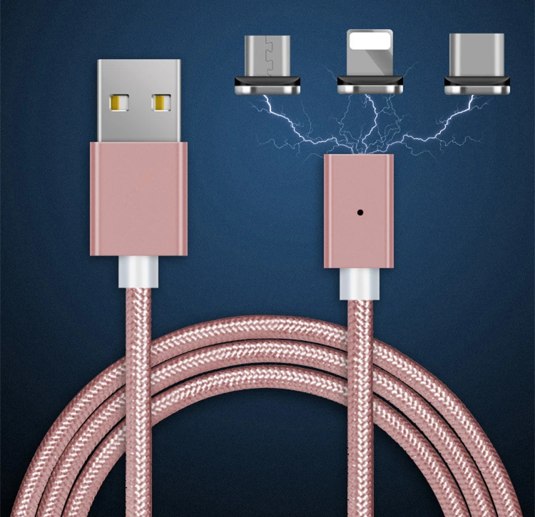 Прочное магнитное зарядное устройство из алюминиевого сплава кабель Micro USB для