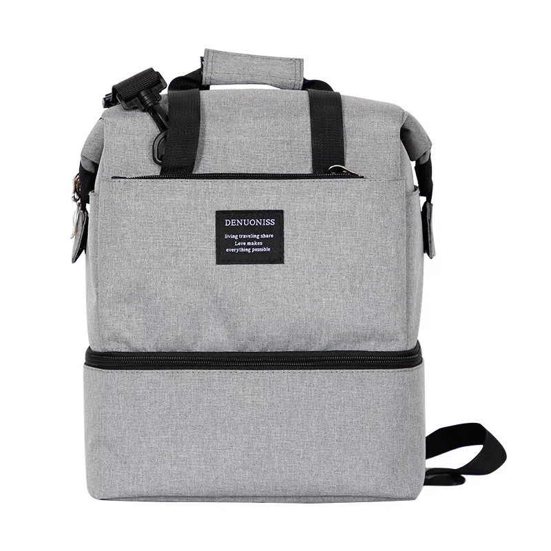 Двухслойная водонепроницаемая сумка холодильник для пикника 10