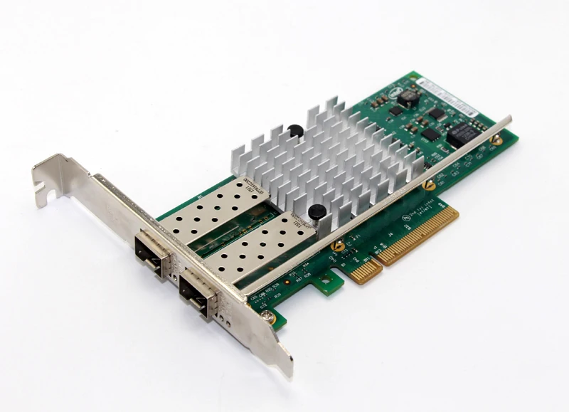 Бесплатная Доставка 82599ES Ethernet Серверный Адаптер 10 Гбит Двухпортовый PCI Express X520 NIC