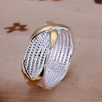 hot sale wholesale gorgeous for women lady wedding beautiful festival gifts silver color ring trendy jewelry free shipping r013