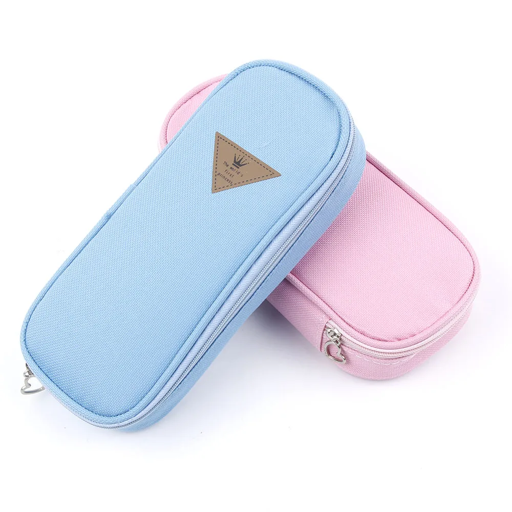 Пенал парусиновый ярких цветов в Корейском стиле многофункциональный