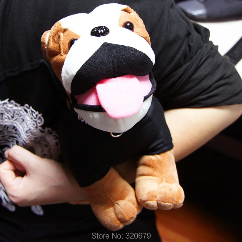 Mini Cooper бульдог Bull Dog плюша игрушечный автомобиль игрушка|mini cooper bulldog|car dog toytoy car |