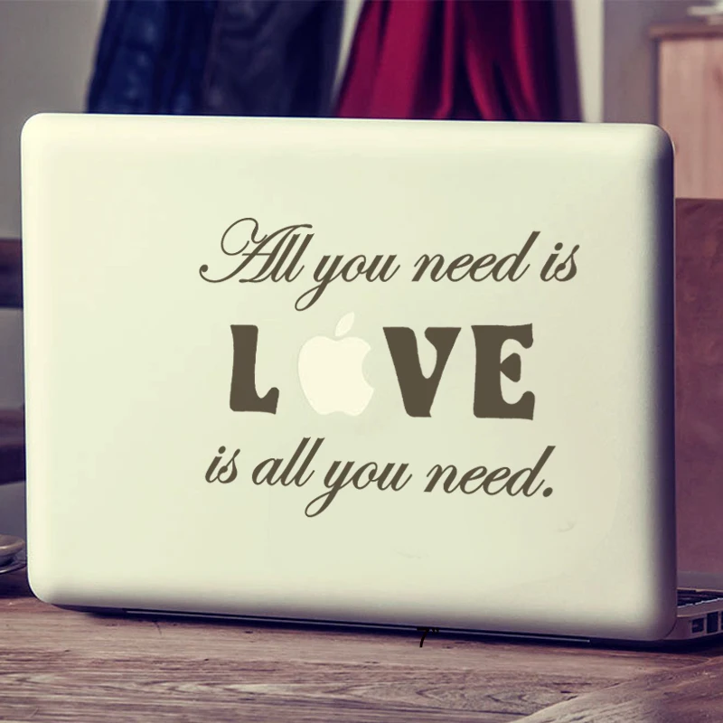 Все что вам нужно это любовь-это все наклейка для Apple iPad MacBook винил съемный этикета