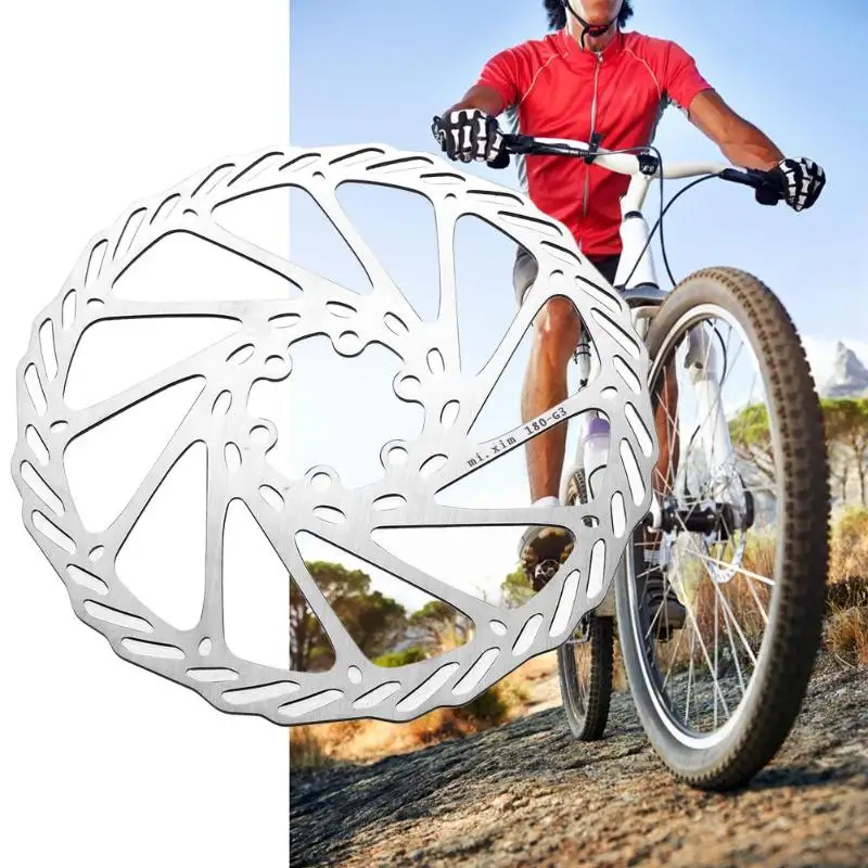 MTB горный велосипед плавающие колодки дорожный велосипед велосипедный тормозной диск 6 болтов роторы Аксессуары для велосипеда+ 6 шт. винтов 180/203 мм