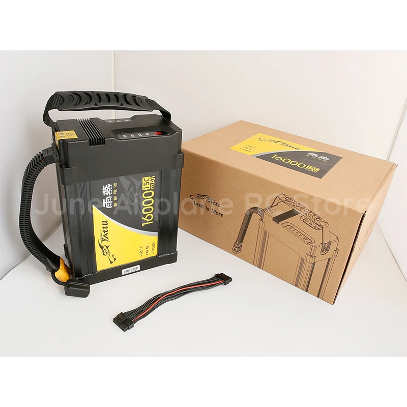 Новый Интеллектуальный аккумулятор TATTU 16000 мАч 15C 44 4 в 12S 1P lipo с разъемом AS150U для