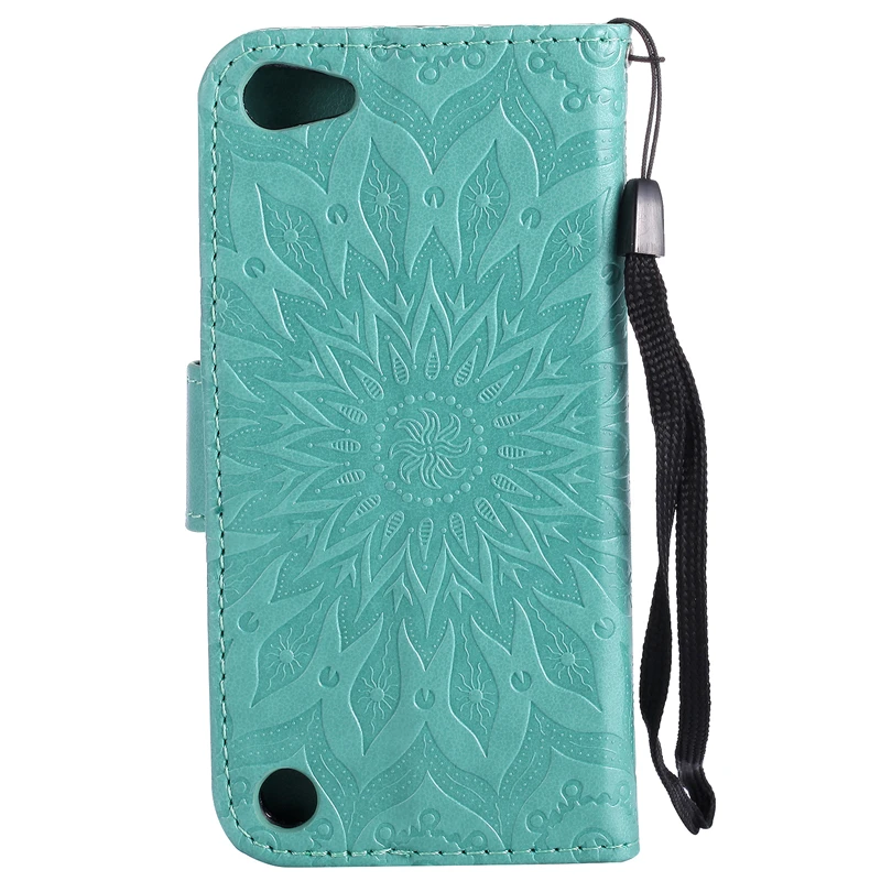 Coque подсолнечника флип чехол для Apple iPod Touch 5 искусственная кожа + силиконовая