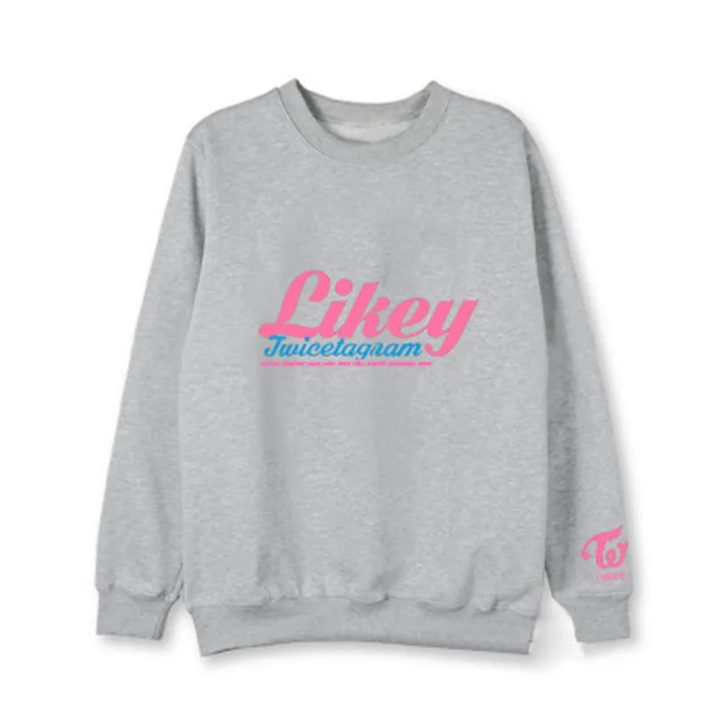 Новый Kpop дважды новый альбом Twicetagram Likey одинаковый плюс кашемировый свитер модная