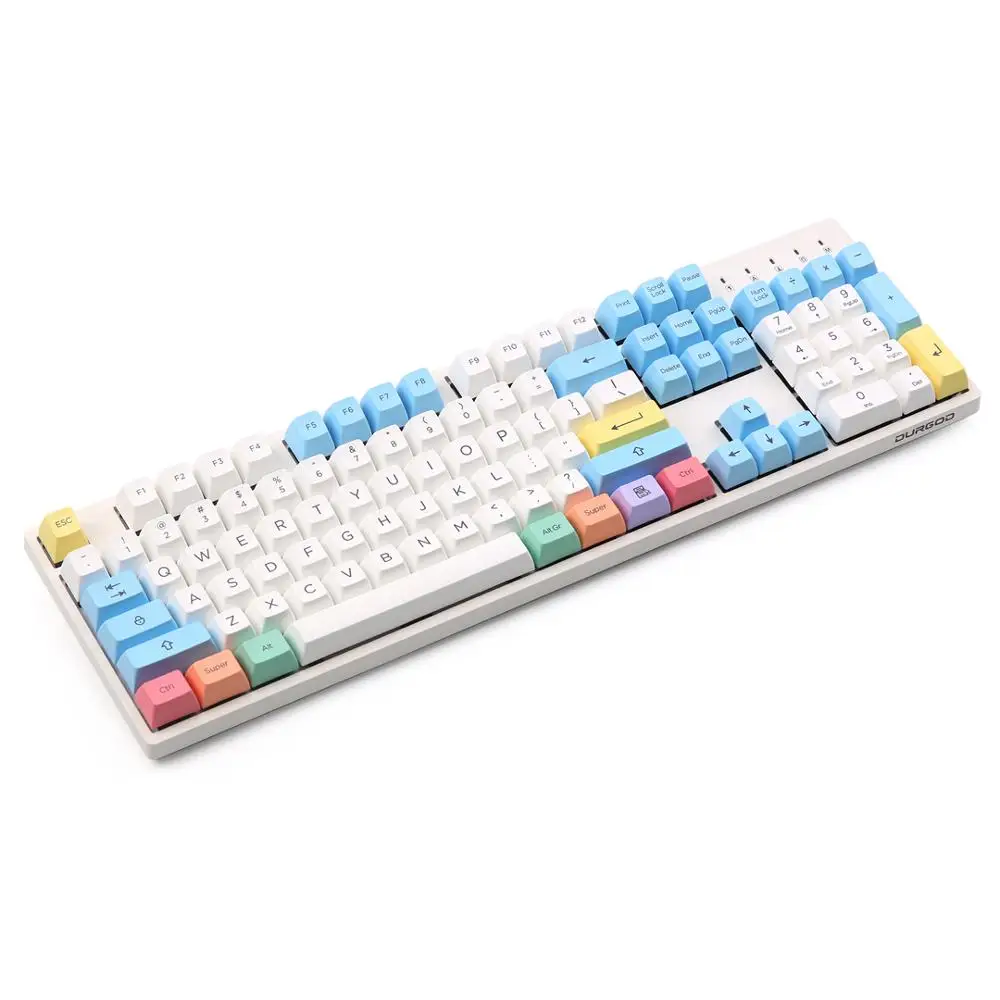 PBT SA набор ключей 158 Cherry MX Переключатель Keycaps для проводной USB механической игровой