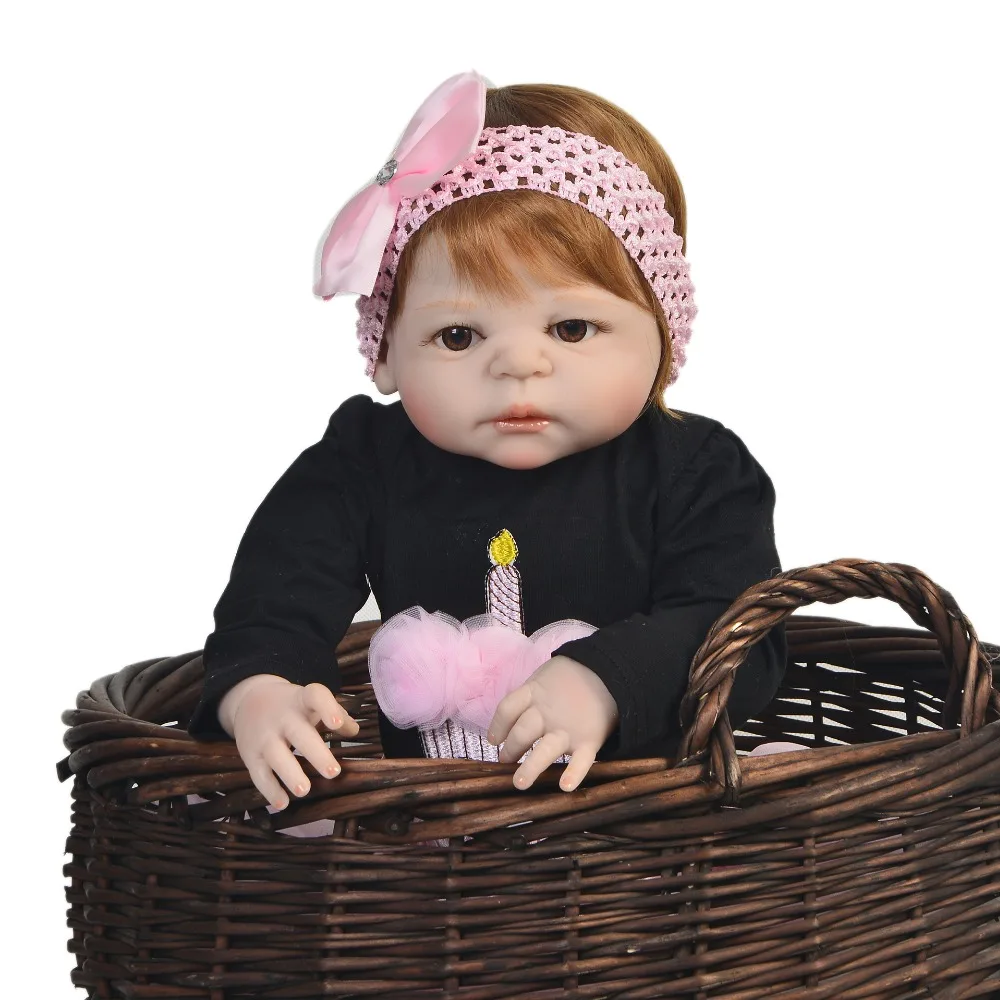 Кукла для новорожденных силиконовая виниловая Reborn Doll Baby Brinquedos подарок на день