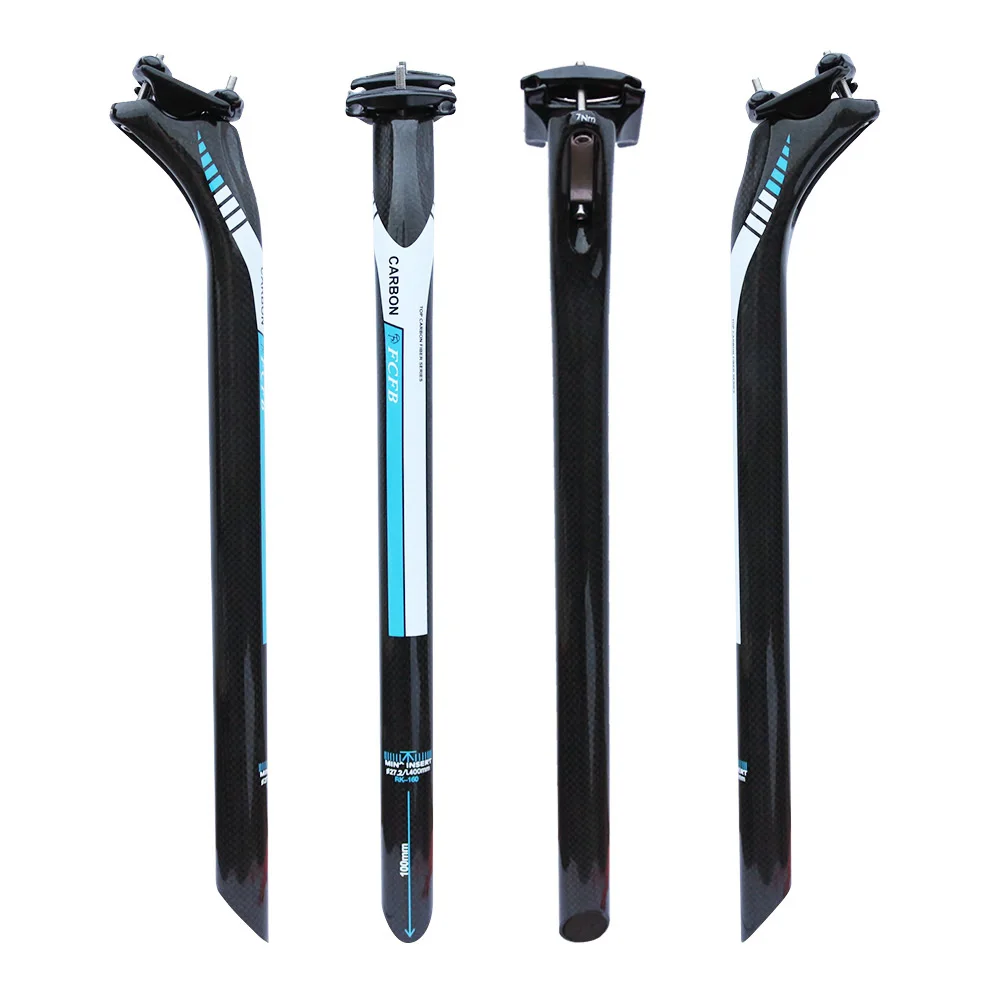 Штырь сиденья из углеродного волокна FCFB 27 2/30 8/31 6*350/400 мм 3K|carbon bike seatpost|carbon fibre