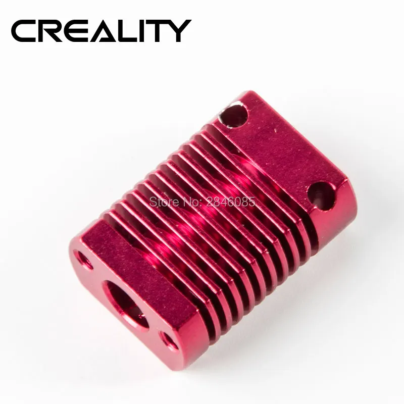 Creality 3D принтер Mk8 E3DV6 красный теплоотвод алюминиевый радиатор 23x20x12 мм для части