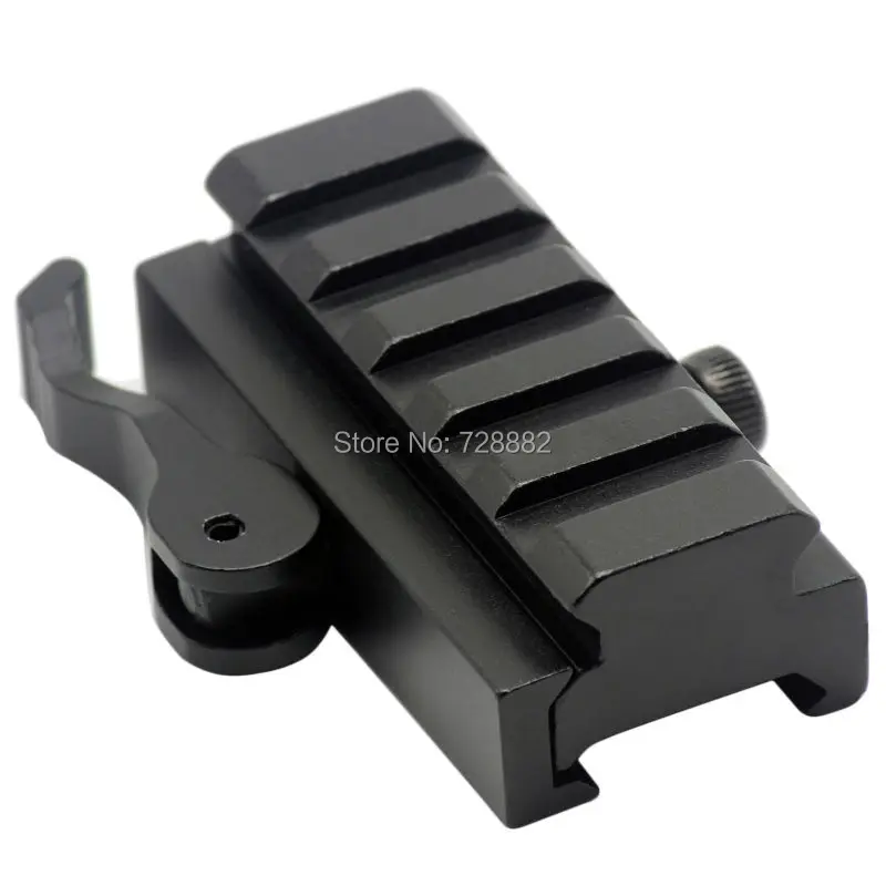 

Tactical QD Quick Release Detach 5 Slot Quick Release Weaver Rail Mount Fit 20mm Picatinny Weaver Rail Hunting Accessories