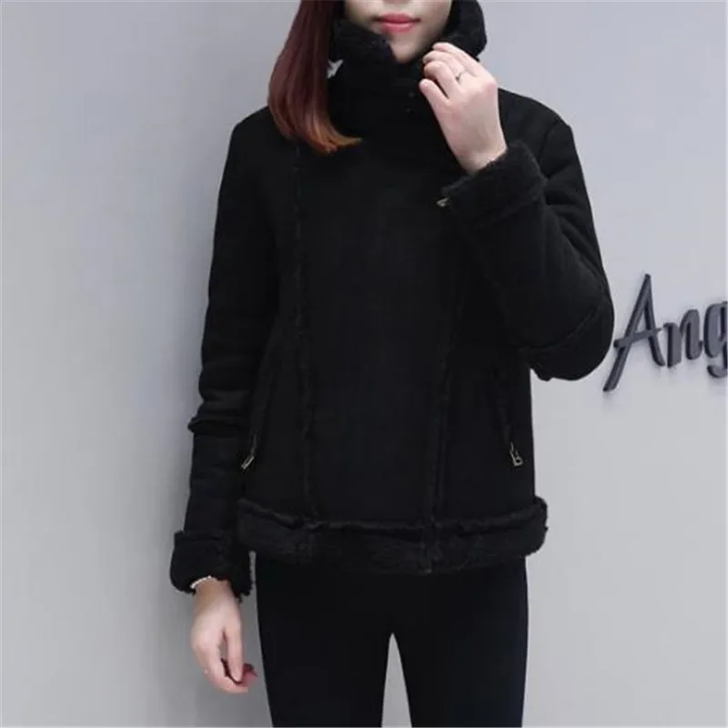 Куртка из искусственной замши Осень зима 2020 куртка шерсти ягненка Женская парка