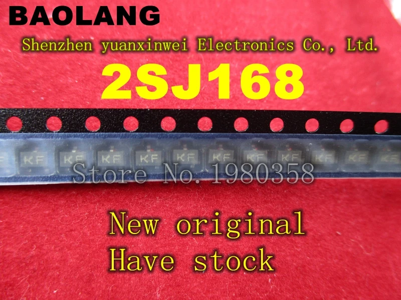 100 шт./лот Новый 2SJ168 KF MOSFET 60V-200mA SOT-23 Быстрый переключатель | Электроника