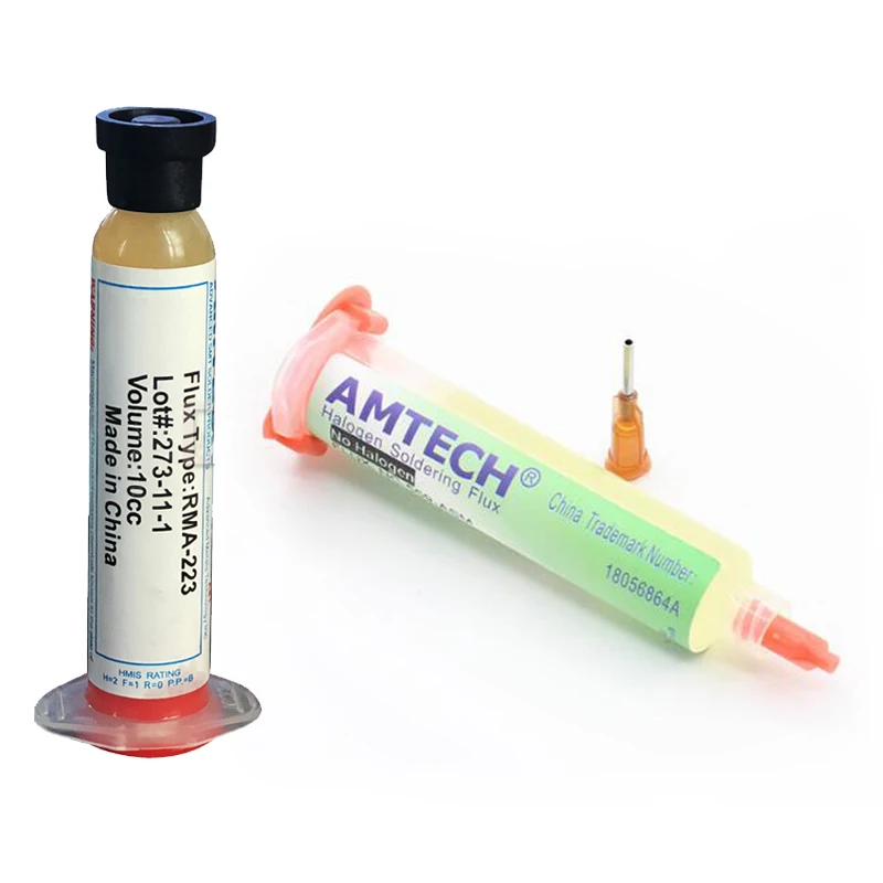 RMA-223-UV NC-559-ASM 10cc BGA паяльная паста шприц желтый флюс паяльной пасты гель Сварка масла материнская плата наладочная станция для пайки
