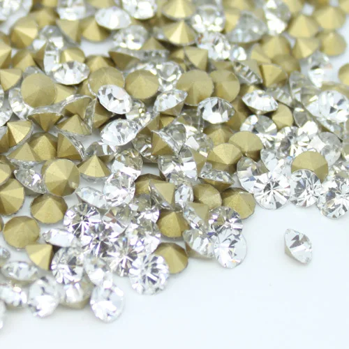 Бесплатная доставка 100 шт./лот белый прозрачный нижний наконечник из горного