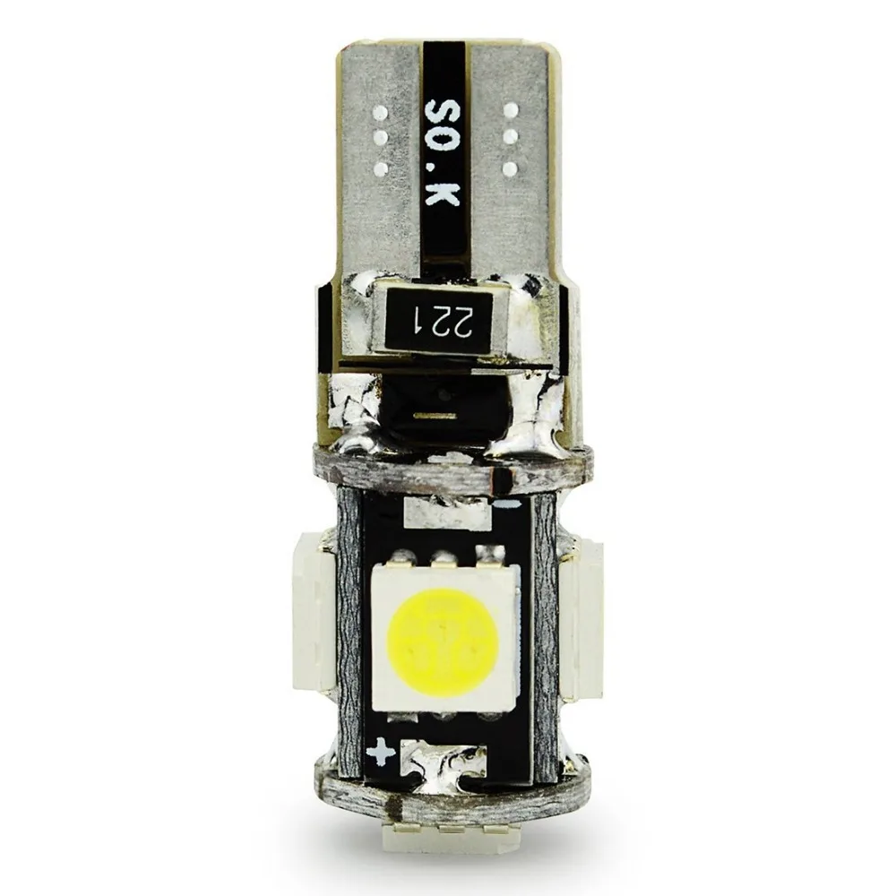Бесплатная доставка в продаже! 10 шт. CANBUS LED SMD Standlicht T10 W5W светодиодный для Peugeot Renault