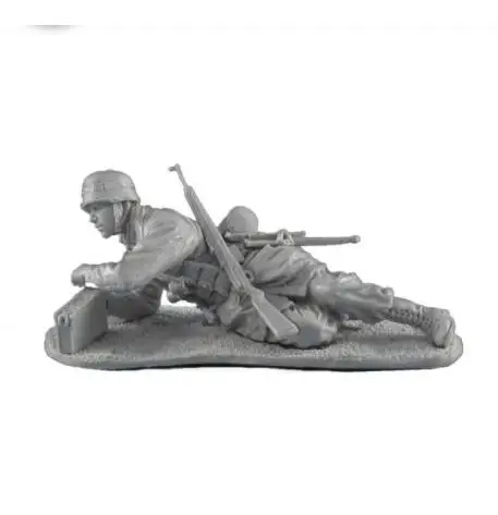 

1/35 нецветная модель Fallschirmjager, миниатюрная фигурка, Неокрашенная
