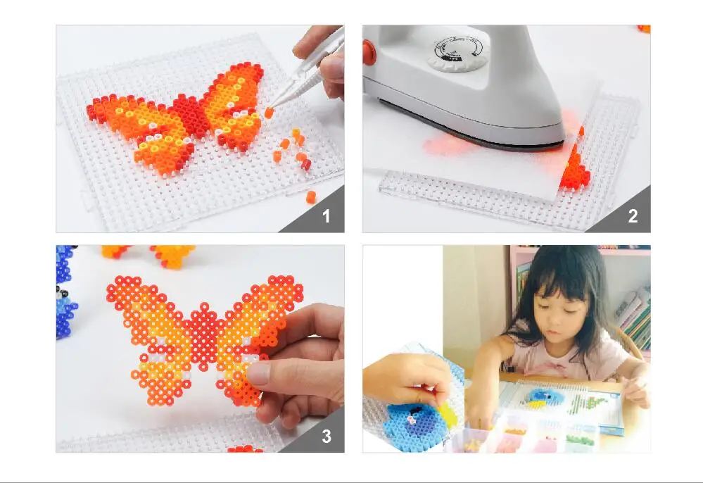 Бусины ARTKAL 1000 (S01 S27) S 5mm midi Artkal fuse beads 206 цветов Hama Perler DIY Funny Craft Toy|craft toys|hama perlerperler |