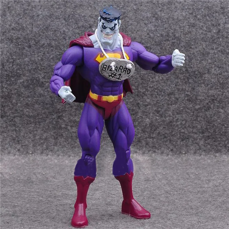 1 шт./лот DC Superhero Супермен Bizarro Супер Человек ПВХ Фигурку Коллекционная Аниме