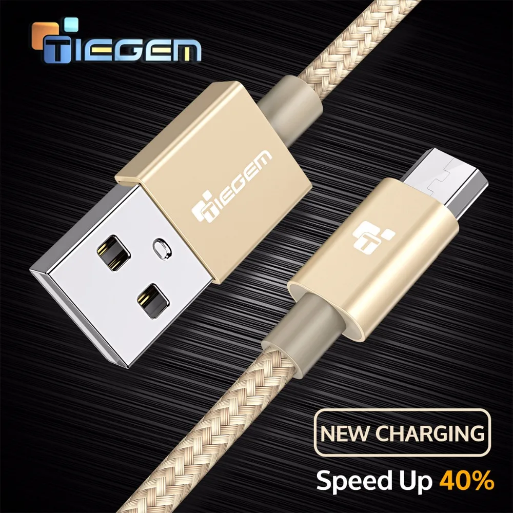 

Tiegem Micro USB Cable For Samsung Xiaomi Fast Charge USB Data Cable 3m 2m 1m Android Microusb Charging Cable Mobile Phone Cable