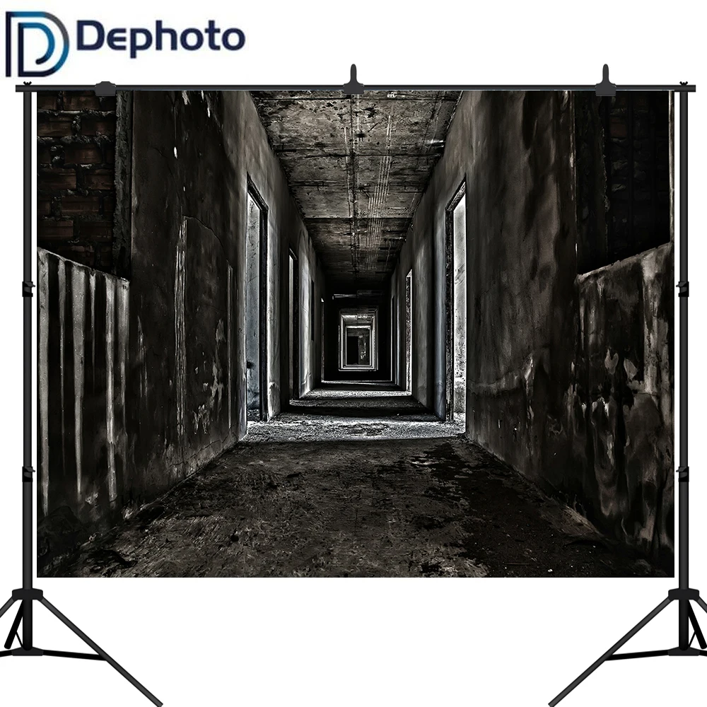 Dephoto Хэллоуин фотографический фон страшная захватывающая Прихожая дорожка в