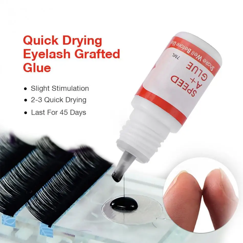 1 Набор Профессиональный Черный глаз клей для ресниц накладных прививка