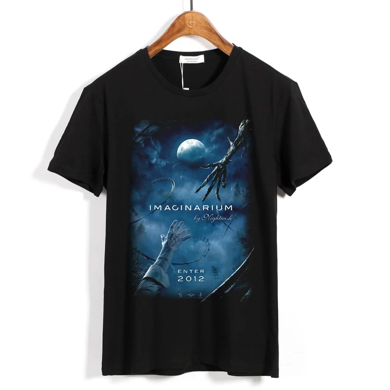 

29 designs Harajuku Nightwish Rock Gothic Brand men women shirt 3D fitness Hardrock heavy Metal 100%Cotton camiseta tee