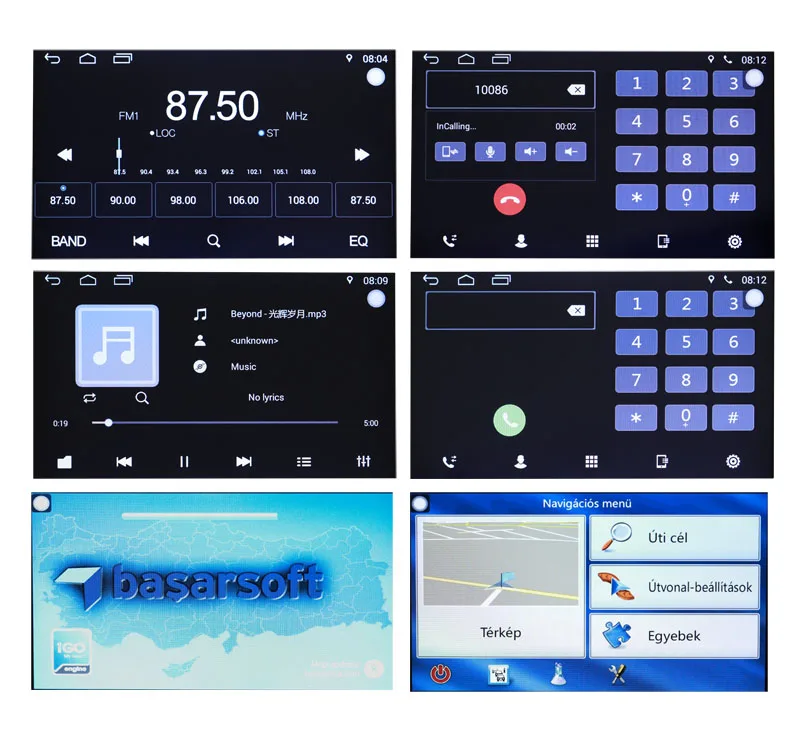 2 ГБ + 32 Android 8 7 &quotавтомобильный радиоприемник дюймов 2din DVD 1024x600 gps навигация Bluetooth