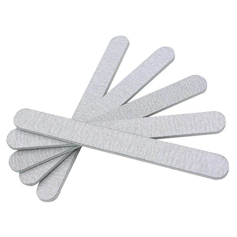 Набор пилок для маникюра набор ногтей 5 шт. серый буфер шлифовальный блок 100/180